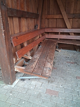Vandalismus an der Schlingehütte
