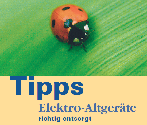 Broschüre Elektro-Altgeräte