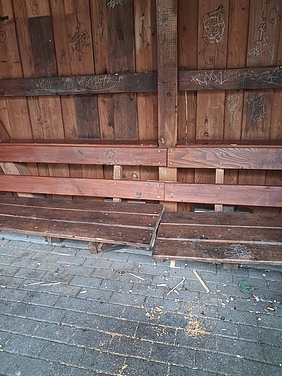 Vandalismus an der Schlingehütte