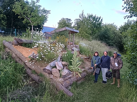 Besichtigung Biotop mit Sandarium
