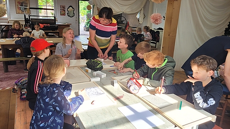 Drucktag auf dem Hof Schlüter