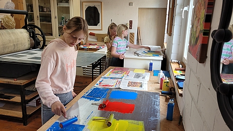 Drucktag auf dem Hof Schlüter