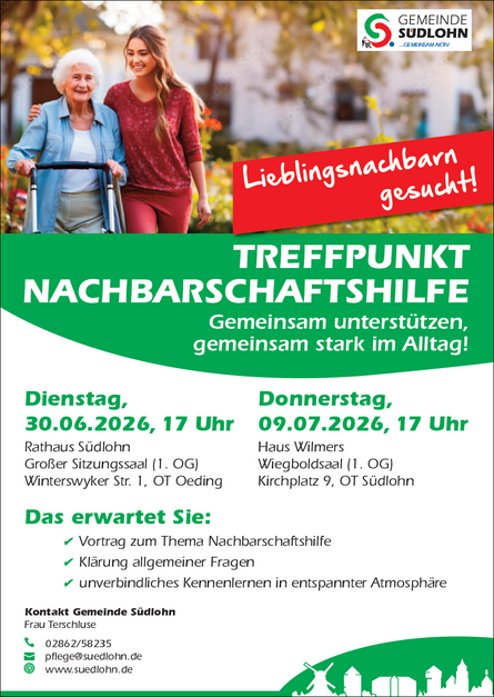 Treffpunkt Nachbarschaftshilfe 2026