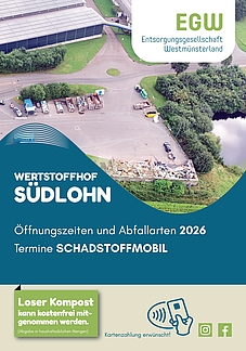 Flyer Wertstoffhof Südlohn 2026