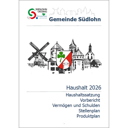 Entwurf des Haushalts der Gemeinde Südlohn...