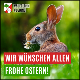 Herzliche Grüße zum Osterfest.