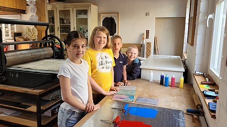 Drucktag auf dem Hof Schlüter