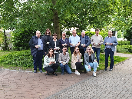 Vorstand und Verwaltung am Tag der Gründung des Vereins "Kulturlandschaft Südlohn und Oeding e.V."