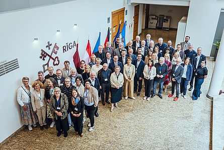 44 Delegierte aus 34 deutschen Riga-Städten reisten Anfang Juli 2026 nach Riga/Lettland. 