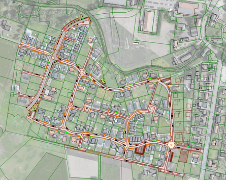 Straßenendausbau im Baugebiet Burloer Straße West