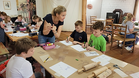 Drucktag auf dem Hof Schlüter