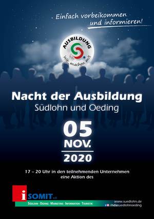 Plakat Nacht der Ausbildung 2020 Plakat Nacht der Ausbildung 2020