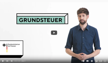 Erklär doch mal, Robin - Grundsteuer Klick auf das Bild führt zum YouTube-Video des Bundesfinanzministeriums 